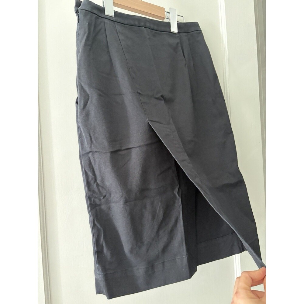 Uniqlo Black Pencil Skirt Size 0 XS Carine Roitfeld Minimalist Office Siren Work - Picture 3 of 7